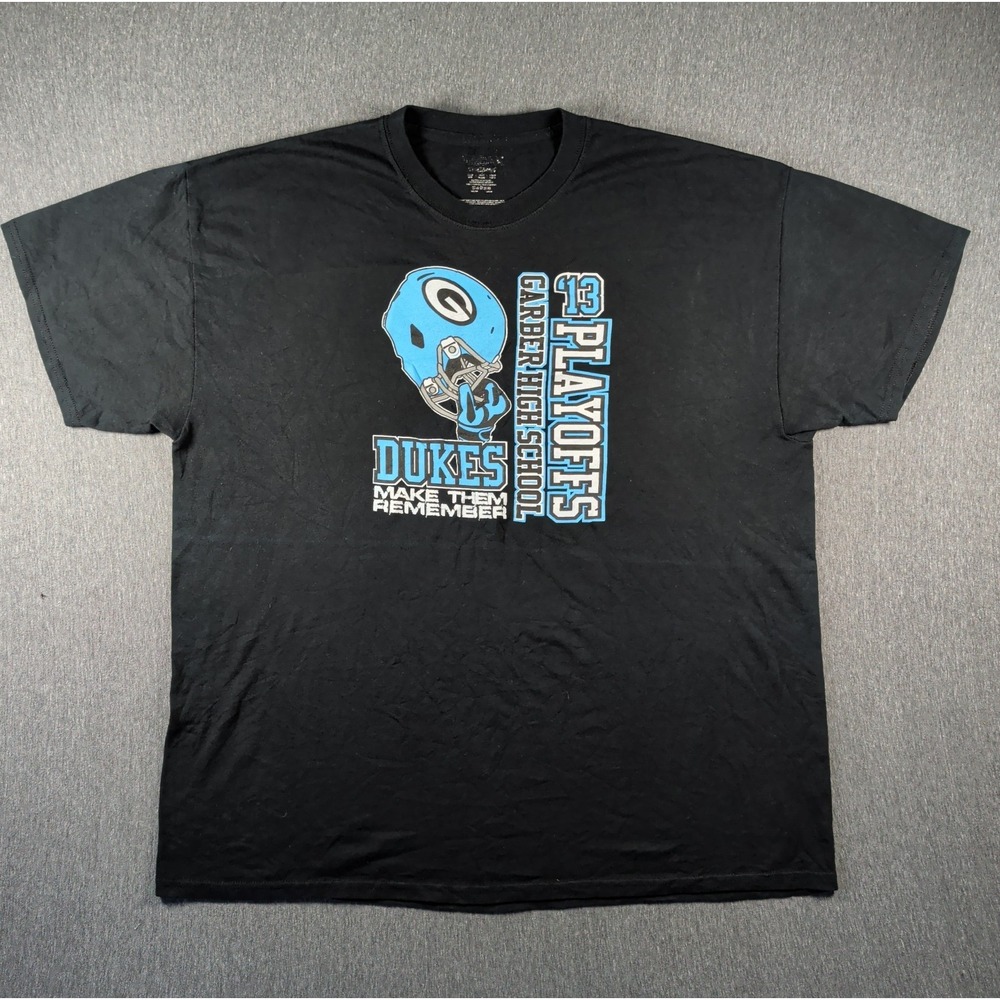 Garber High School T Shirt Sz L Essexville Easton Dukes Football Playoffs 2013